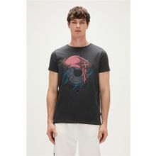 Bad Bear 23.01.07.021 Koyu Gri Erkek T-Shirt