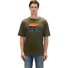 Bad Bear 23.01.07.027 Koyu Yeşil Tripart Erkek T-Shirt