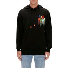 Bad Bear 230212005 Rainbow Siyah Hoodie Erkek Kazak
