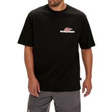 Bad Bear Chamelon Siyah Baskılı Oversize Erkek T-shirt
