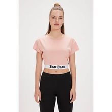 Bad Bear Della Pembe Baskılı Kadın T-shirt