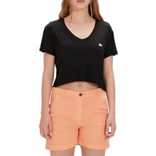 Bad Bear Menas Siyah V Yaka Kadın T-shirt