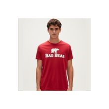 Bad Bear Tee Os Kırmızı O Yaka Baskılı Erkek T-shirt