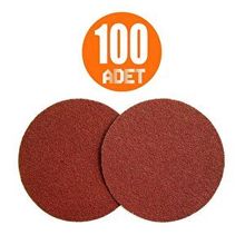 Badem10 100 Adet 115 mm Spiral Avuç Taşlama Jumbo Paket 100 Kum Cırt Zımpara