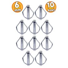 Badem10 10x6 mm Çelik Traktör Pimi