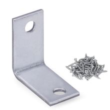 Badem10 25x25x15 mm 10 Adet Mobilya Dolap Köşe Bağlantı Sabitleme L Demir Gönye
