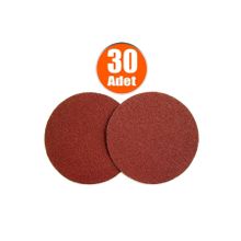 Badem10 30 Adet 115 mm Spiral Avuç Taşlama 320 Kum Cırt Zımpara