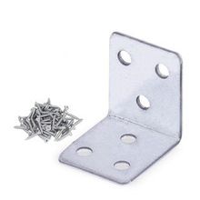 Badem10 35x35x30 mm 5 Adet Mobilya Dolap Köşe Bağlantı Sabitleme L Demir Gönye