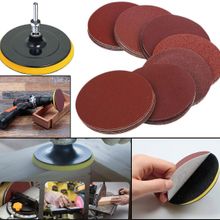 Badem10 42 Parça 115 mm Cırt Zımpara Seti + Matkap Aparatı