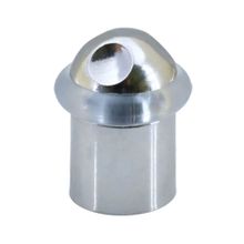 Badem10 50 mm Silikonlu Contalı Vidalı Parlak Krom Kapı Stoperi