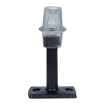 Badem10 8 cm Mat Siyah Metal Silikonlu Kapı Stoperi