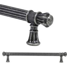 Badem10 Akbatı Antik Gümüş Rustik Metal 224 mm Çekmece Dolap Kapak Kulbu