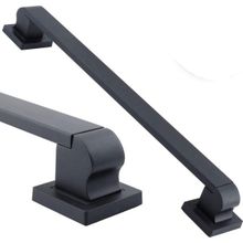 Badem10 Bersel Tutma Siyah 30 cm Çekme Kolu Çelik Kapı Dış Kapı Kolu Kulp