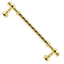 Badem10 Burgu Mobilya Mutfak Dolabı Çekmece Dolap Kapak Altın Gold 128 mm Metal Kulp