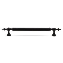 Badem10 Çukurca 60 cm Mat Siyah Metal Çekme Kolu Kapı Tutma Kulp