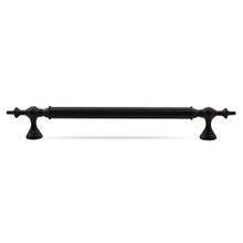 Badem10 Çukurca 70 cm Mat Siyah Metal Çekme Kolu Kapı Tutma Kulp
