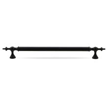 Badem10 Çukurca 80 cm Mat Siyah Metal Çekme Kolu Kapı Tutma Kulp