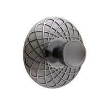 Badem10 Dinar 32 mm Füme Metal Çekmece Dolap Kapak Kulbu