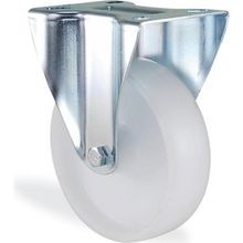 Badem10 Kama Sabit Tablalı 80x32 mm Poliamid Beyaz Burçlu Ağır Yük Tekeri