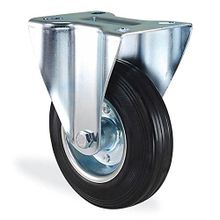 Badem10 Kama Tablalı 125x37.5 mm Poliamid Burçlu Ağır Yük Tekeri