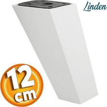 Badem10 Linden Lüks 12 cm Beyaz Köşeli Baza Mobilya Kanepe Sehpa TV Ünitesi Koltuk Ayağı