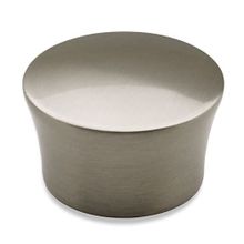 Badem10 Mayra Düğme Çekmece Dolap Kapak İnox Metal Kulp