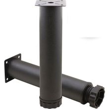 Badem10 Mobilya Kanepe Baza Koltuk Destek Ayağı Ayarlanabilir 25 cm Siyah Metal Ayak