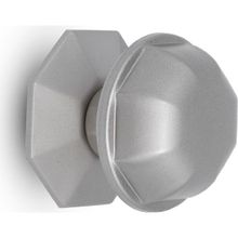 Badem10 Nikel Saten Metal Kristal Kapı Tokmağı
