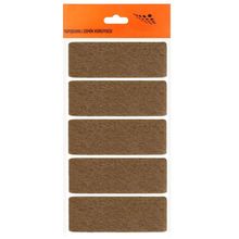 Badem10 Nobel Masa Sandalye Parke Zemin Koruyucu Yapışkanlı Dikdörtgen 40x90 mm 5'li Paket Keçe