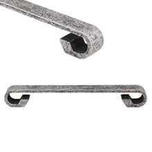 Badem10 Nobel Mobilya Antik Gümüş Metal 128 mm Dolap Kapak Çekmece Kulbu