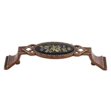 Badem10 Palmira Mutfak Dolabı Çekmece Dolap Kapak Antik Bakır 96 mm Metal Kulp