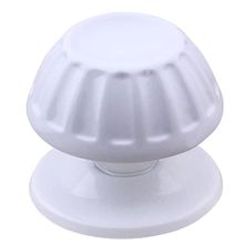 Badem10 Papatya Kapı Tokmağı Kapı Topuzu Babası Kolu Beyaz 10 Metal Tokmak
