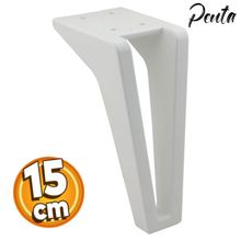 Badem10 Penta Lüks 15 cm Beyaz Baza Mobilya Kanepe Sehpa TV Ünitesi Koltuk Ayağı