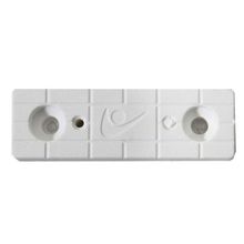 Badem10 Plastik Ayak Baza Pabucu 10x5 cm Beyaz Denge Çubuğu Takozu