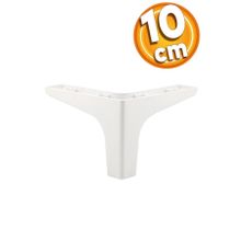 Badem10 Sedef Lüks 10 cm Beyaz Baza Mobilya Kanepe Sehpa TV Ünitesi Koltuk Ayağı
