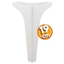 Badem10 Sedef Lüks 19 cm Beyaz Baza Mobilya Kanepe Sehpa TV Ünitesi Koltuk Ayağı
