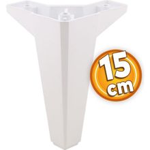 Badem10 Sedir Lüks 15 cm Beyaz Baza Mobilya Kanepe Sehpa TV Ünitesi Koltuk Ayağı