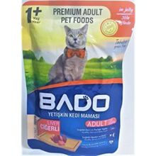 Bado 12x85 gr Ciğerli Yetişkin Yaş Kedi Maması