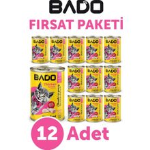 Bado Tavuk Etli Yavru Kedi 12x400 gr Yaş Mama