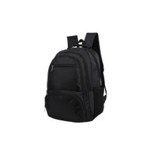 Bagacar 620 Siyah Unisex Okul ve Günlük Büyük Sırt Çantası