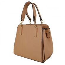 Bagacar 828 Camel Suni Deri Kadın Omuz Çantası