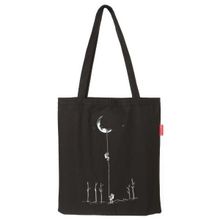 Baghashtag Aydan İnen Astronot Baskılı Kadın Günlük Çanta