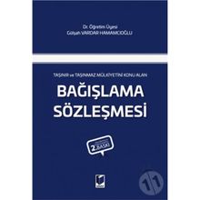 Bağışlama Sözleşmesi- Gülşah Vardar Hamamcıoğlu