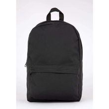 Bagorama Siyah Kumaş Günlük Basic Unisex Sırt Çantası