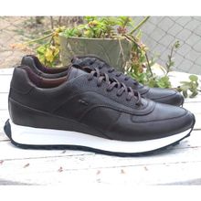 Bags Shoes Marcomen 19727-13030 Deri Smart Casual Kahverengi Erkek Günlük Ayakkabı