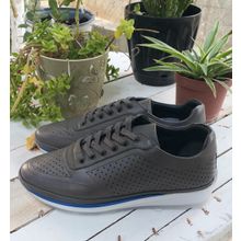 Bags Shoes PRX18008 Gri Erkek Hakiki Deri Günlük Casual Ayakkabı