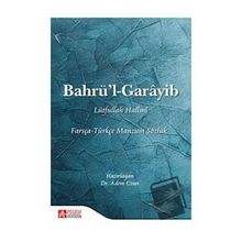 Bahrü’l-Garâyib Farsça-Türkçe Manzum Sözlük - Pegem Akademi Yayıncılık