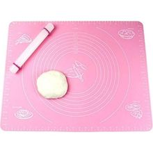 Baker Home Pembe Silikon 65x45 cm Hamur Açma Matı