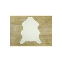 Balat Halı Kalın Beyaz Peluş Yumuşak Post Halı 60x90