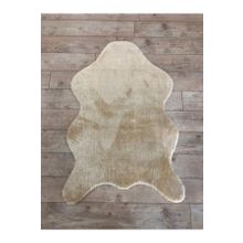Balat Halı Kalın Kahverengi Peluş Post Halı 60x90